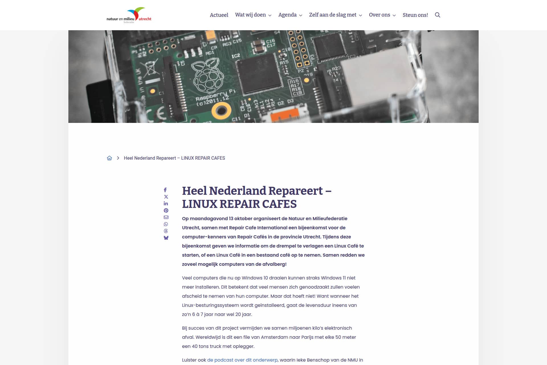 Heel Nederland Repareert - LINUX REPAIR CAFES