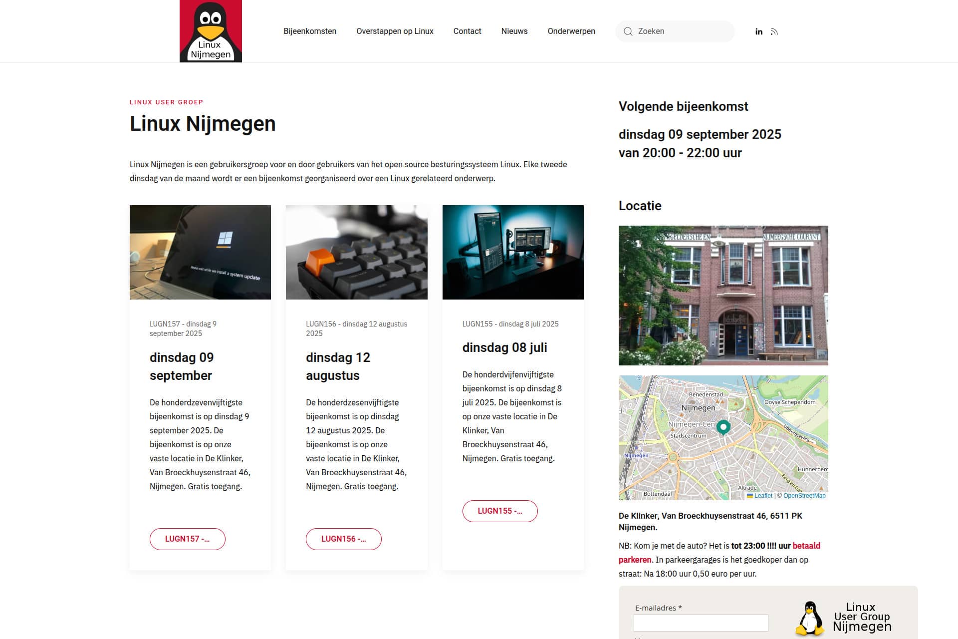 Linux Install Party bij Linux Nijmegen