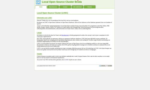 Local Open Source Cluster Breda