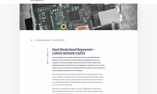 Heel Nederland Repareert - LINUX REPAIR CAFES